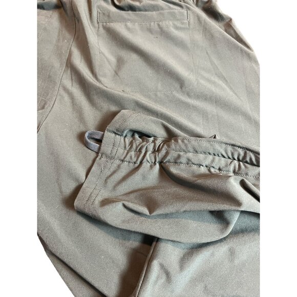 Athleta Aspire Green Athletic Workout Ankle Pants Size 4 Ruched - Picture 8 of 12